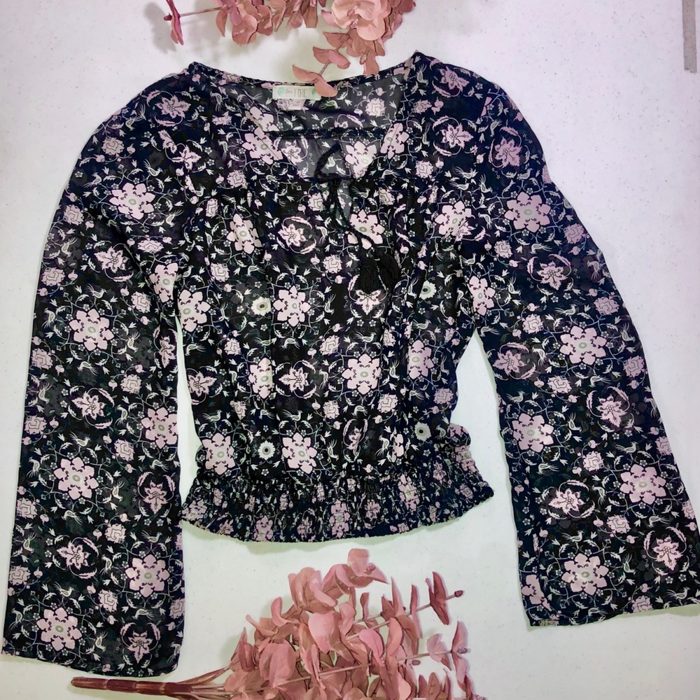 Cherry blossom crop top